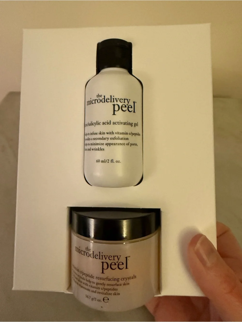 Philosophy RESURFACE Microdelivery Dual-Phase Peel 2oz Kit NEW In Box